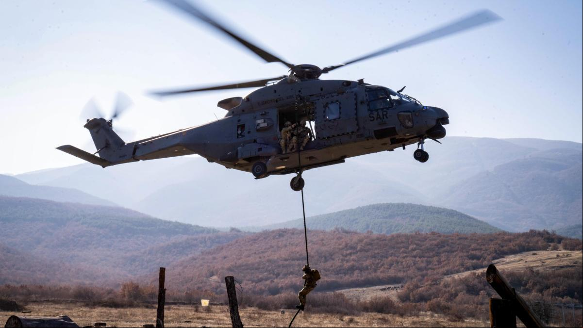 Un herido tras el accidente de un helicóptero del Ejército de Tierra en La Rioja