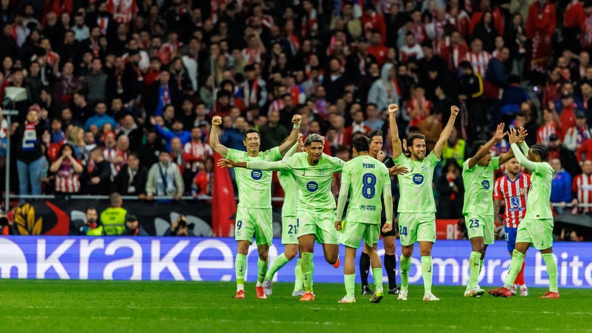 Un Barça de acero conquista el Metropolitano y se mete en la final de Copa