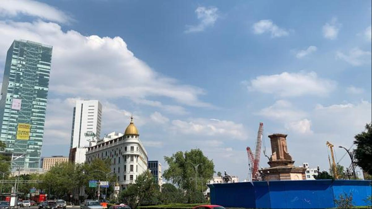 La estatua de Cristóbal Colón, sustituida en Ciudad de México