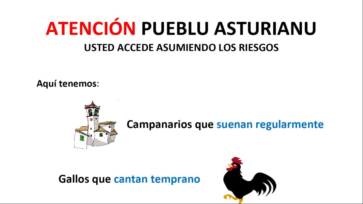 La divertida respuesta de un pueblo asturiano a los turistas que se quejan del ruido rural