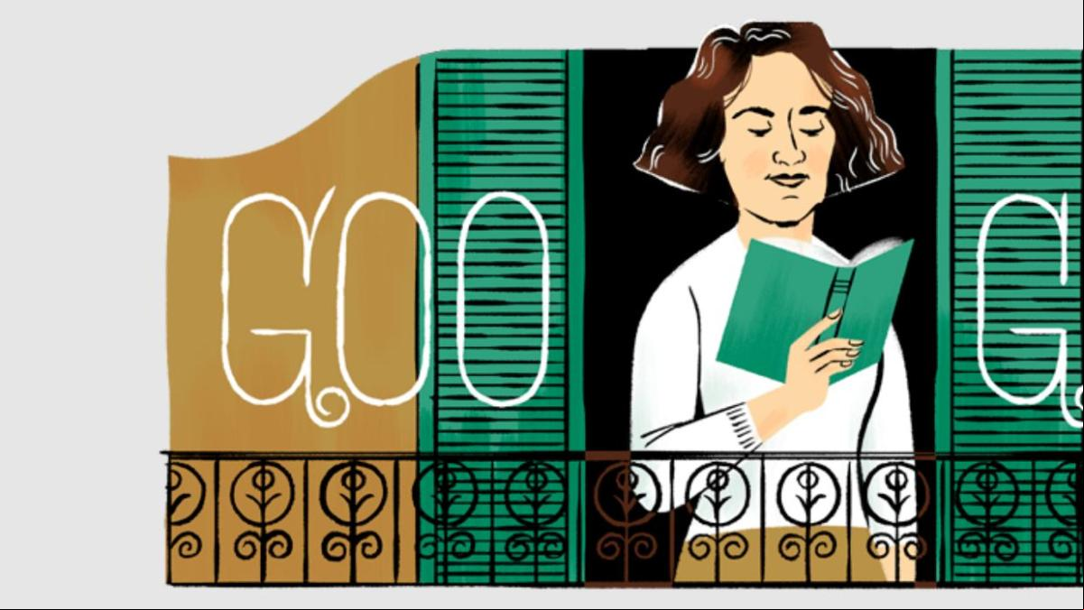 Google conmemora con un Doodle el 100 cumpleaños de Carmen Laforet