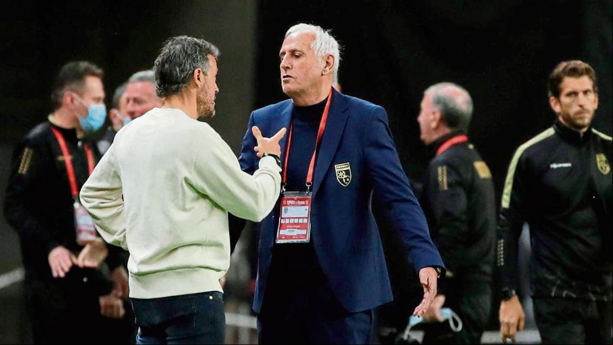 La selección española y el problema kosovar