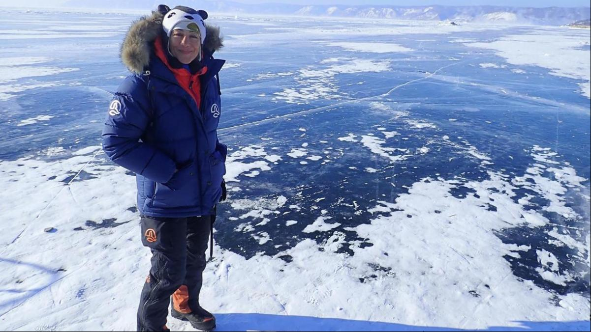 La alpinista que atesora joyas de hielo