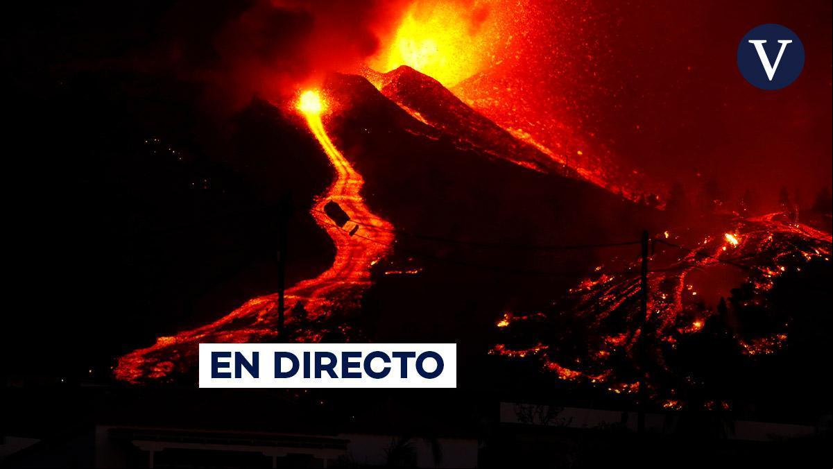 El satélite Sentinel-2 capta la lava del volcán de La Palma fluyendo hacia el mar