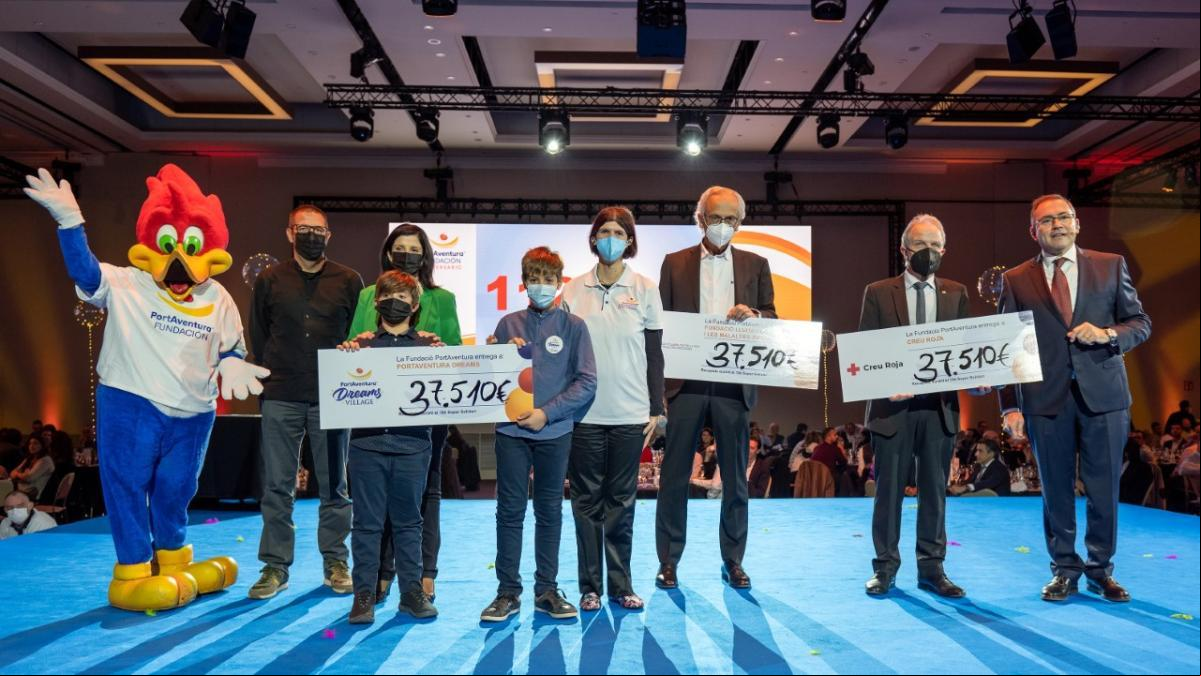La cena solidaria de Port Aventura recauda la cifra récord de 112.530 euros