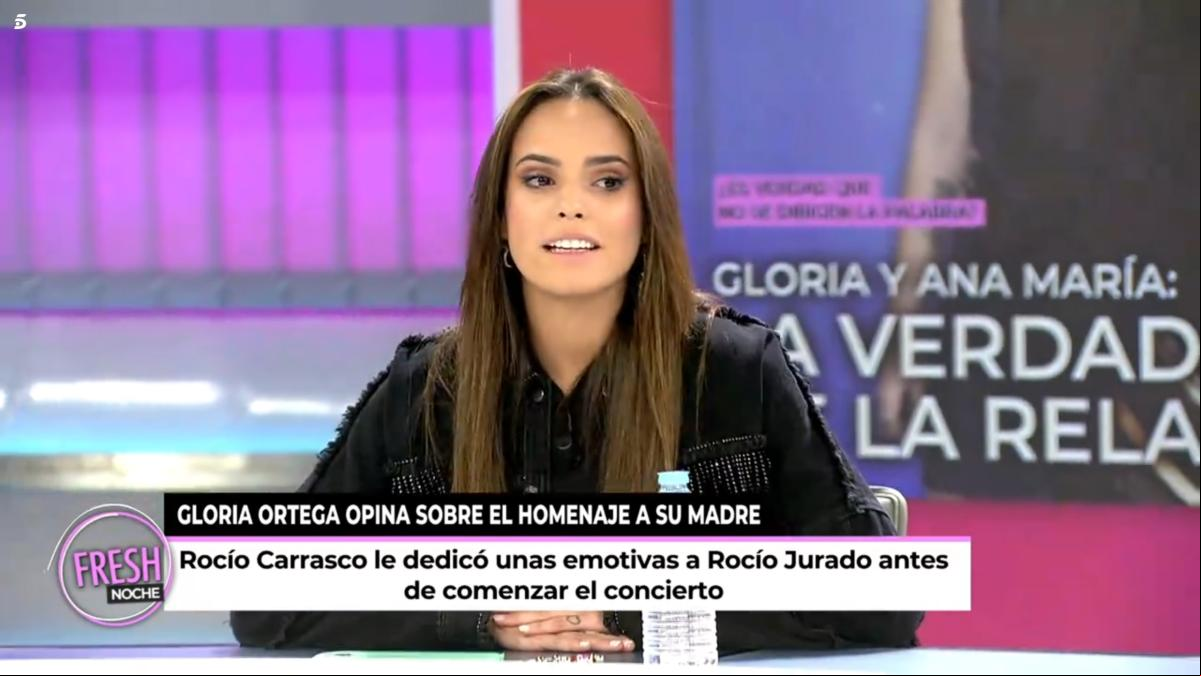 Gloria Camila confiesa en Ya son las ocho por qué no fue al concierto homenaje a Rocío Jurado