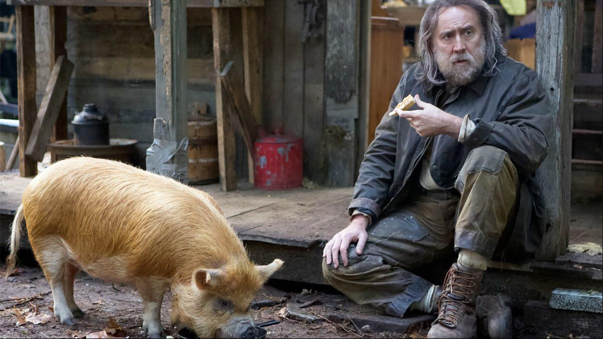 Nicolas Cage, más ermitaño que nunca, en busca de su cerda perdida