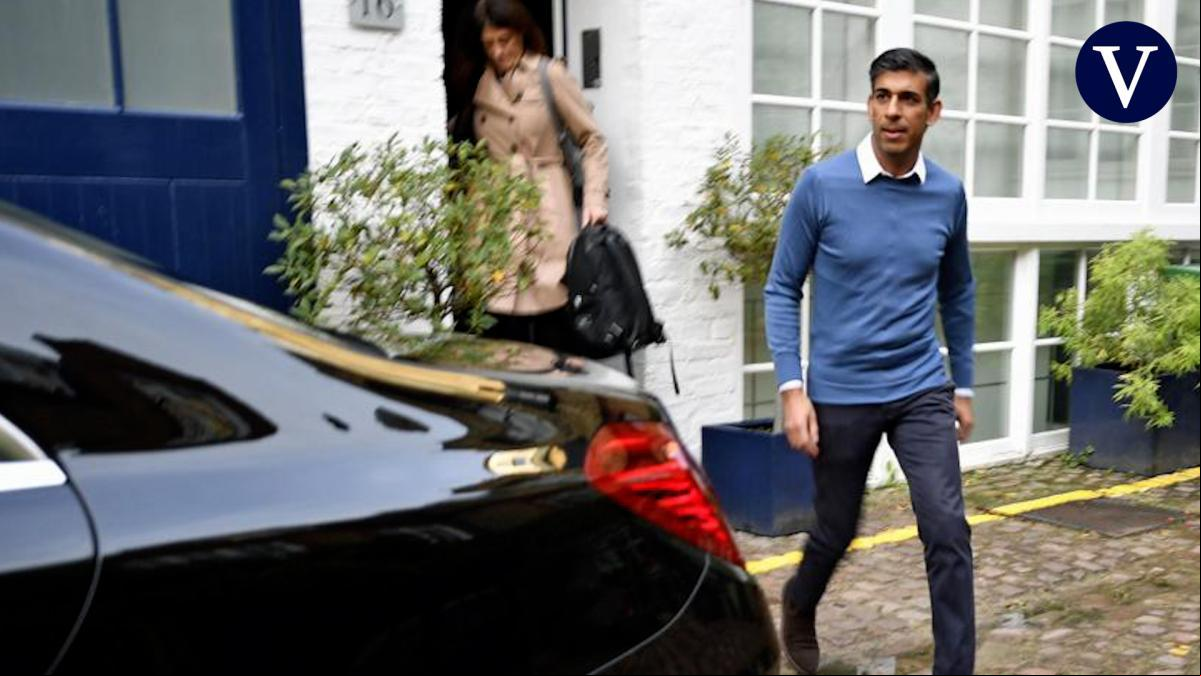 Rishi Sunak comparece tras convertirse en nuevo líder del Partido Conservador