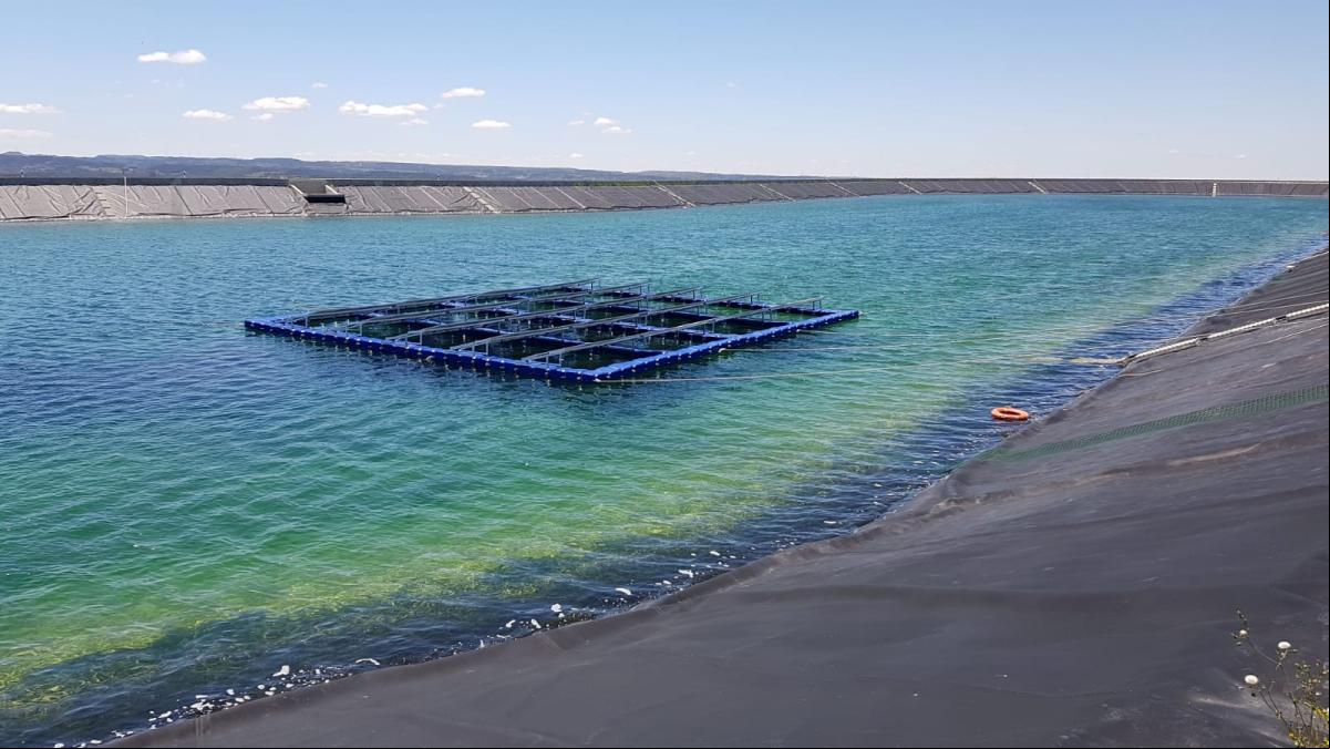 Instalan placas solares flotantes en el canal Segarra Garrigues para autoabastecerse
