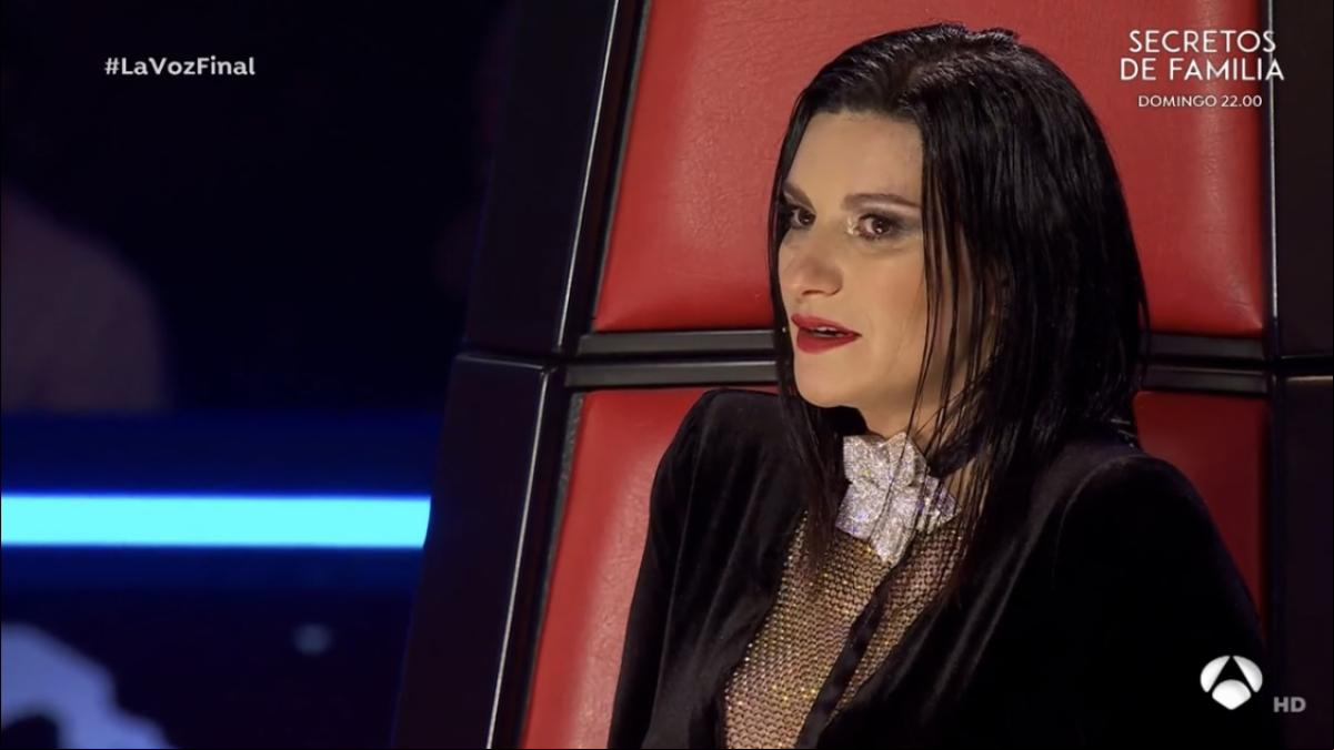 Laura Pausini se rompe tras escuchar a su finalista en la final de La Voz: Ella tiene la voz