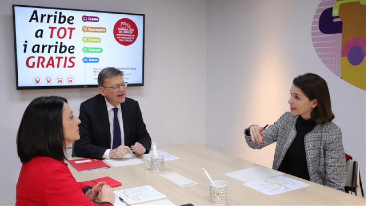 El Consell financiará el 50% del transporte municipal y alarga la rebaja de las tasas públicas
