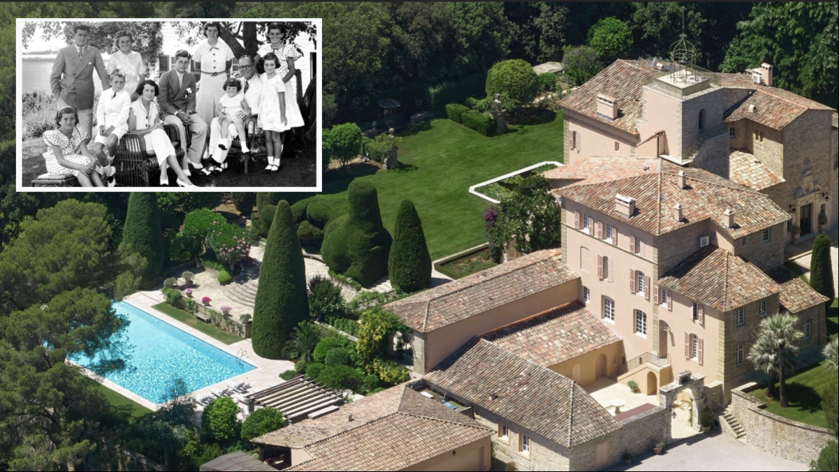 Así es la villa de la Costa Azul donde los Kennedy pasaban las vacaciones de verano Así es la villa de la Costa Azul donde los Kennedy pasaban las vacaciones de verano