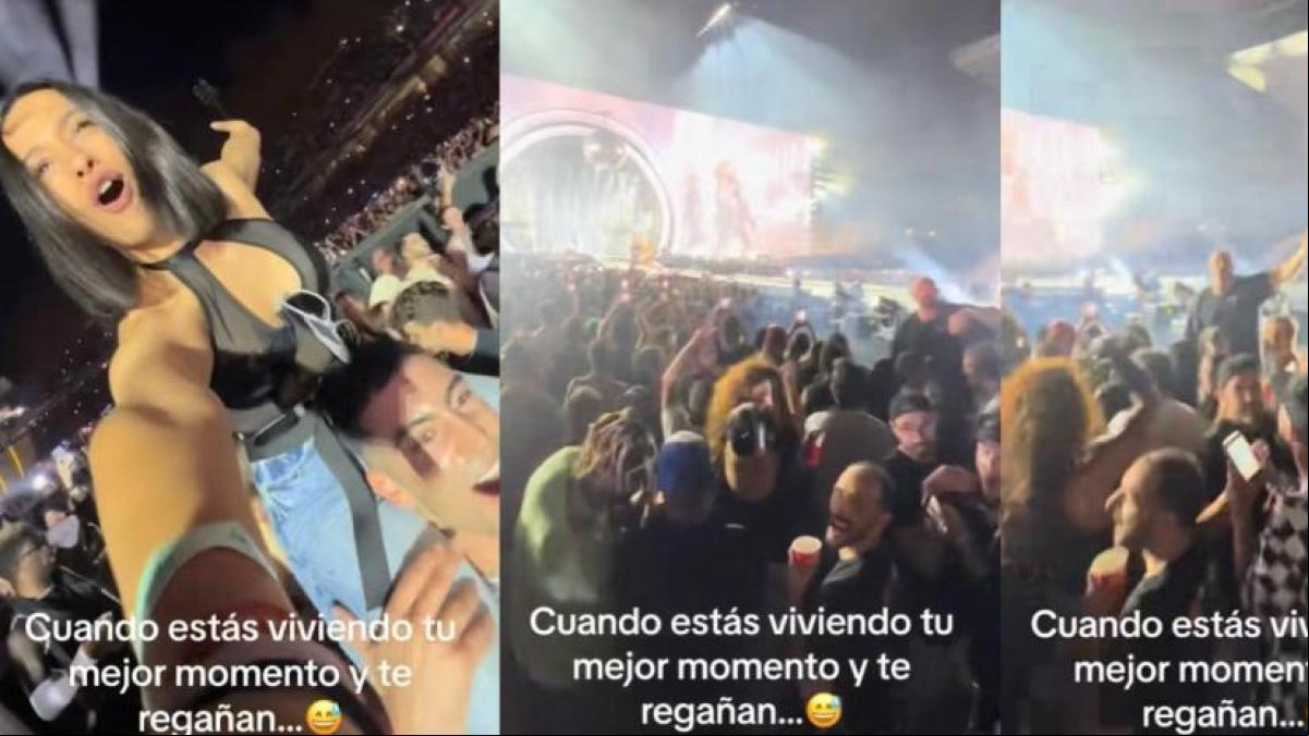 Chanel la lía en el concierto de Beyoncé y seguridad tiene que intervenir