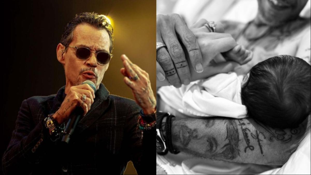 Marc Anthony tiene su séptimo hijo con su joven esposa Nadia Ferreira