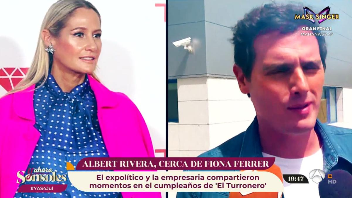 Fiona Ferrer aclara qué tipo de relación tiene con Albert Rivera