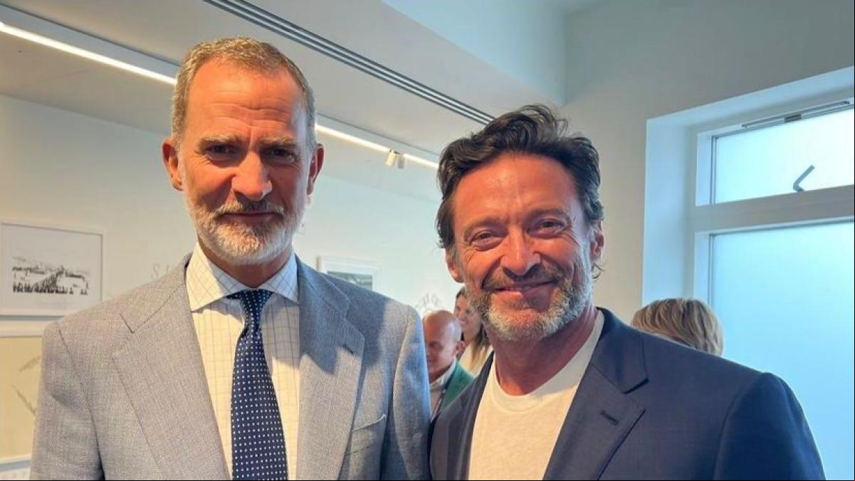 Hugh Jackman pide hacerse una foto con Felipe VI en Wimbledon