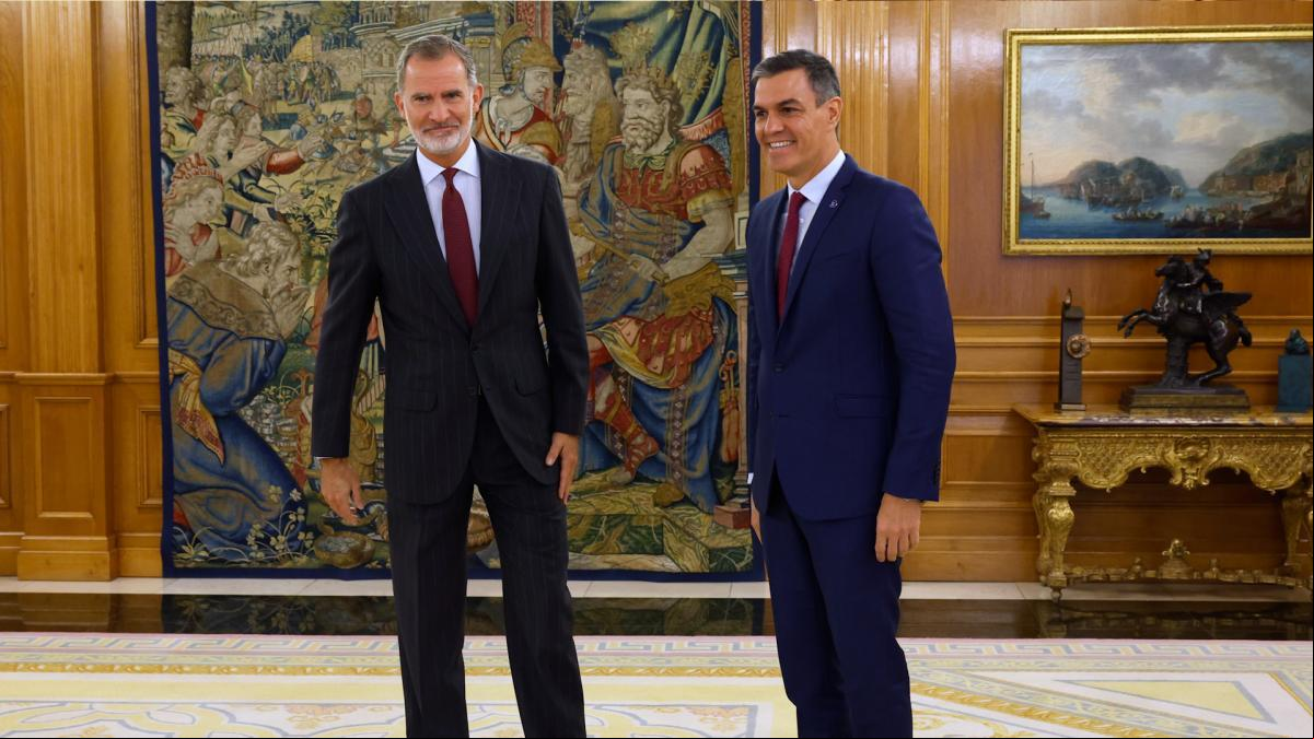 Pedro Sánchez recibe el encargo de Felipe VI para ser investido presidente del Gobierno, en directo