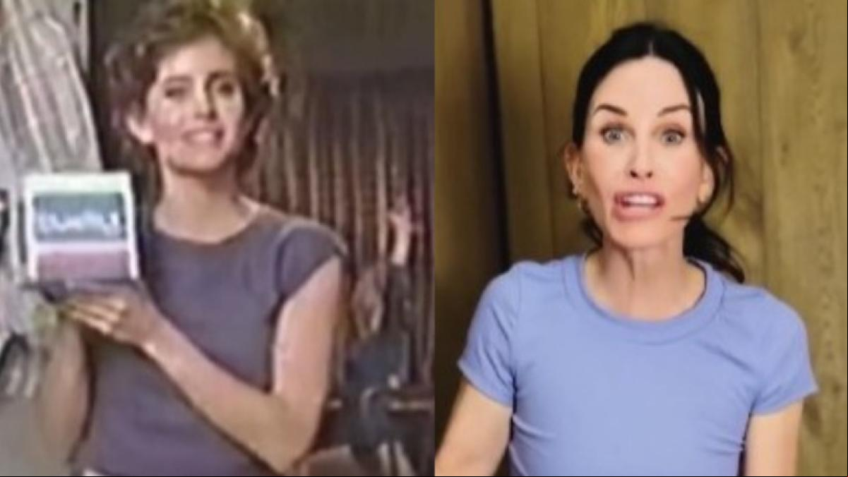 Courteney Cox hace un anuncio sobre la menopausia criticando el que hizo sobre la regla hace 38 años