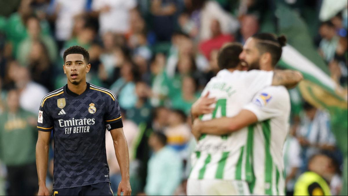Bellingham y Rodrygo no bastan al Real Madrid ante un Betis soberbio