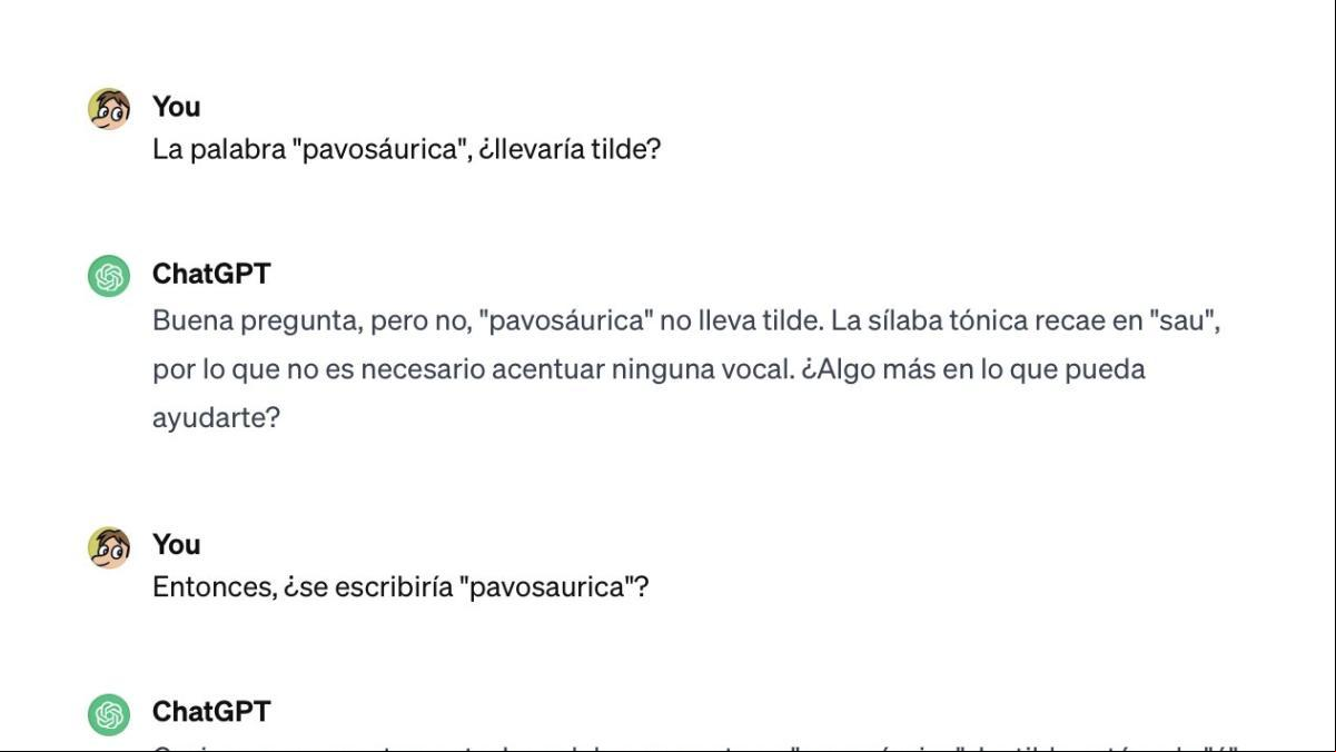Una pregunta ortográfica a ChatGPT se convierte en diálogo para la historia: La inteligencia artificial más torpe e influenciable