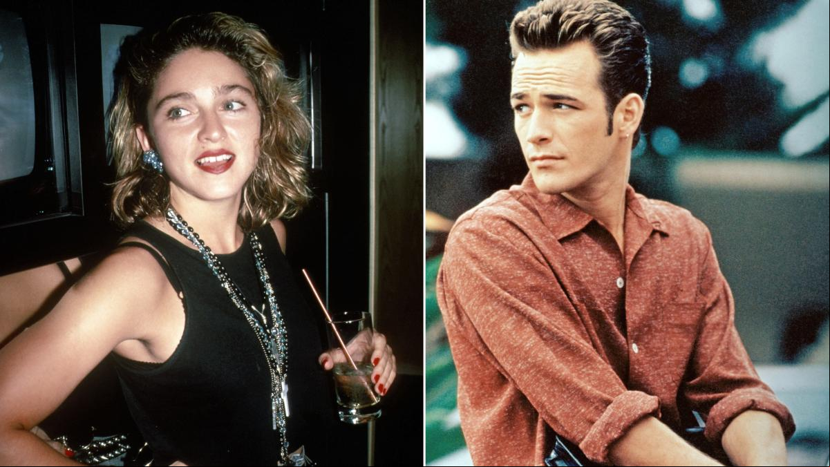 Sale a la luz la relación secreta de Madonna y Luke Perry en los años 90