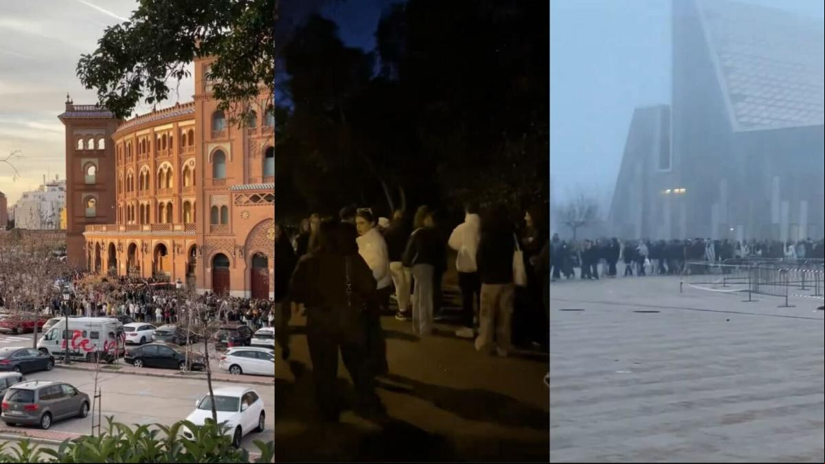 Largas colas de fans en la firma de discos de OT2023 en Madrid, Zaragoza y Barcelona: Locura