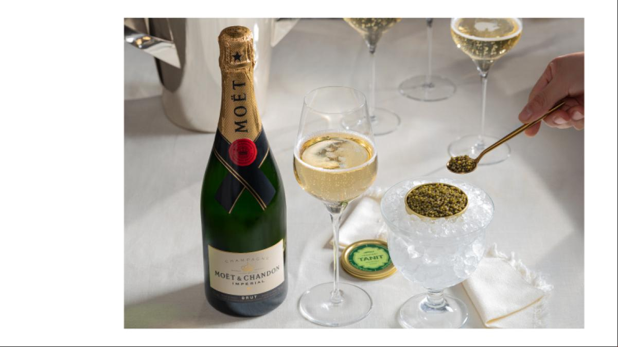 Moët & Chandon Brut Impérial y Caviar Tanit, la combinación perfecta