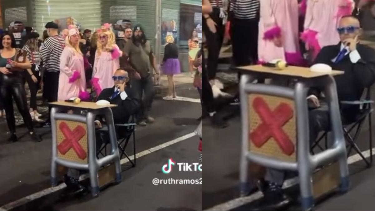 Se disfraza de Risto Mejide en los carnavales de Tenerife y hasta el presentador alucina con el parecido: Para mí es un sí