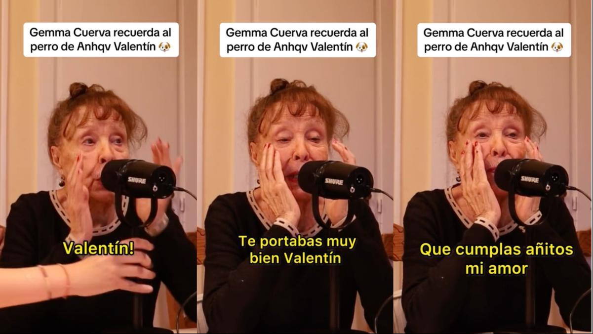 El tierno momento de Gemma Cuerva acordándose de su mascota fallecida por su cumpleaños: Te portabas muy bien Valentín