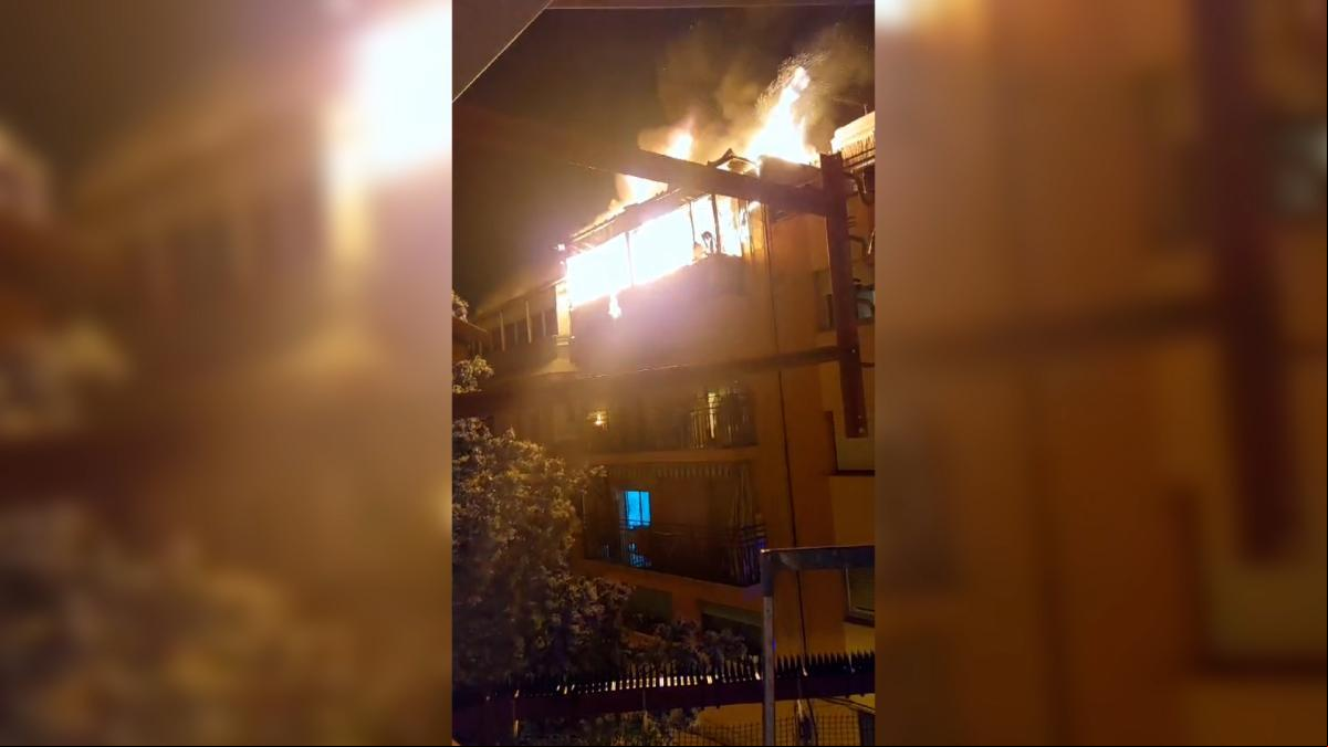 Muere en un incendio en Badalona el sospechoso de matar a un vecino de Vic