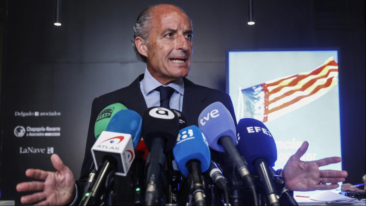 El PSPV-PSOE recurre la absolución de Francisco Camps por el caso Gürtel