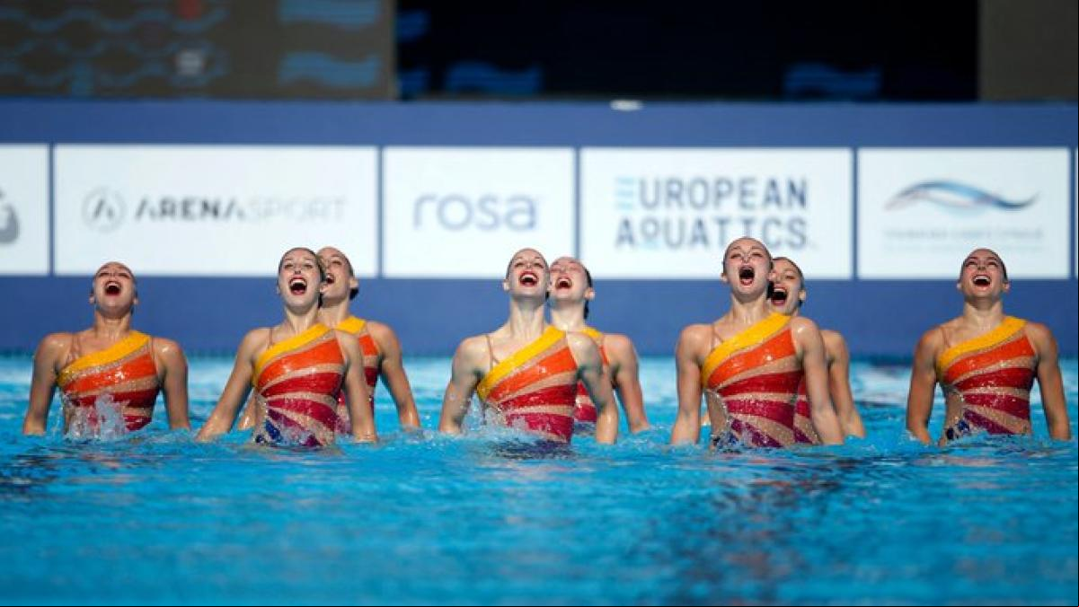 España abre el Europeo de Belgrado con oro en equipo técnico de natación artística