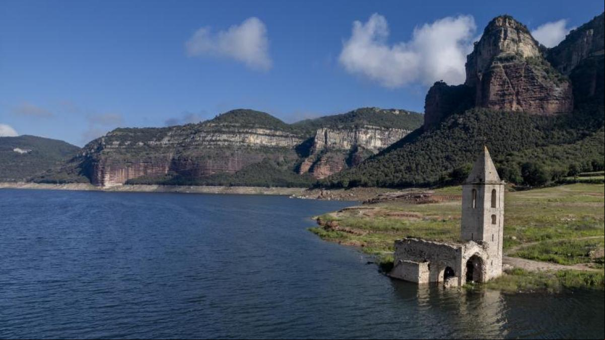 El pantano de Sau se recupera y va camino de cubrir el 40% de su capacidad