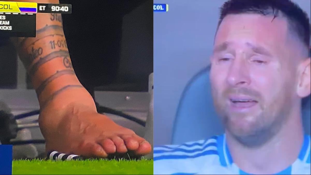 Copa de América: la descorazonadora imagen de Messi llorando en el banquillo que ha tenido en vilo a sus fans
