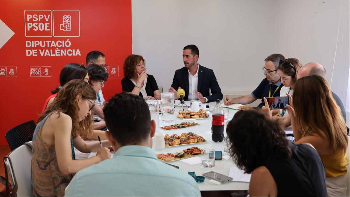 Bielsa (PSPV) ofrece un pacto de estabilidad al PP en la Diputación para arrinconar a Vox