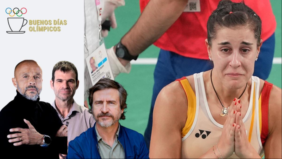 ‘Buenos días olímpicos’: así se vivió la lesión de Carolina Marín desde París