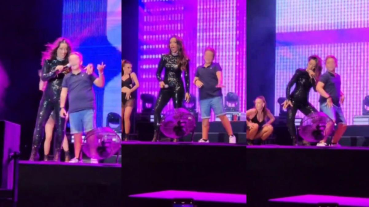 El tieno momento en el que la cantante Chanel saca a bailar a un niño en su concierto: Se me escapó una lagrimilla