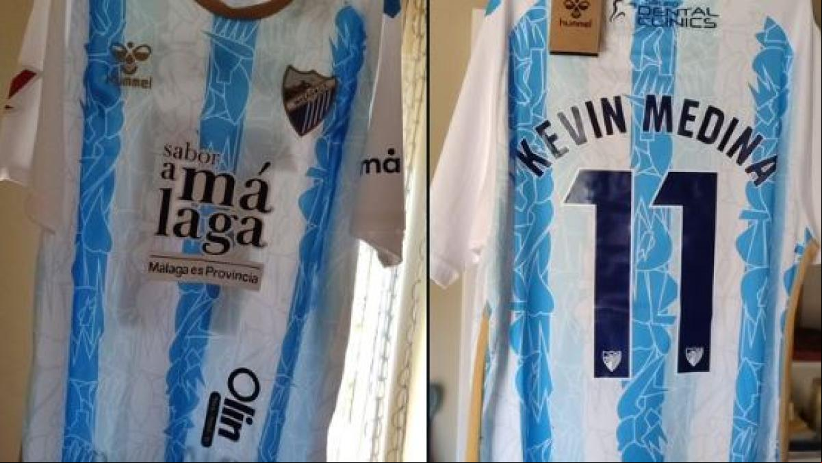 La aplaudida reacción de un jugador del Málaga al ver que un aficionado ha comprado una camiseta suya falsa: “Grandioso”