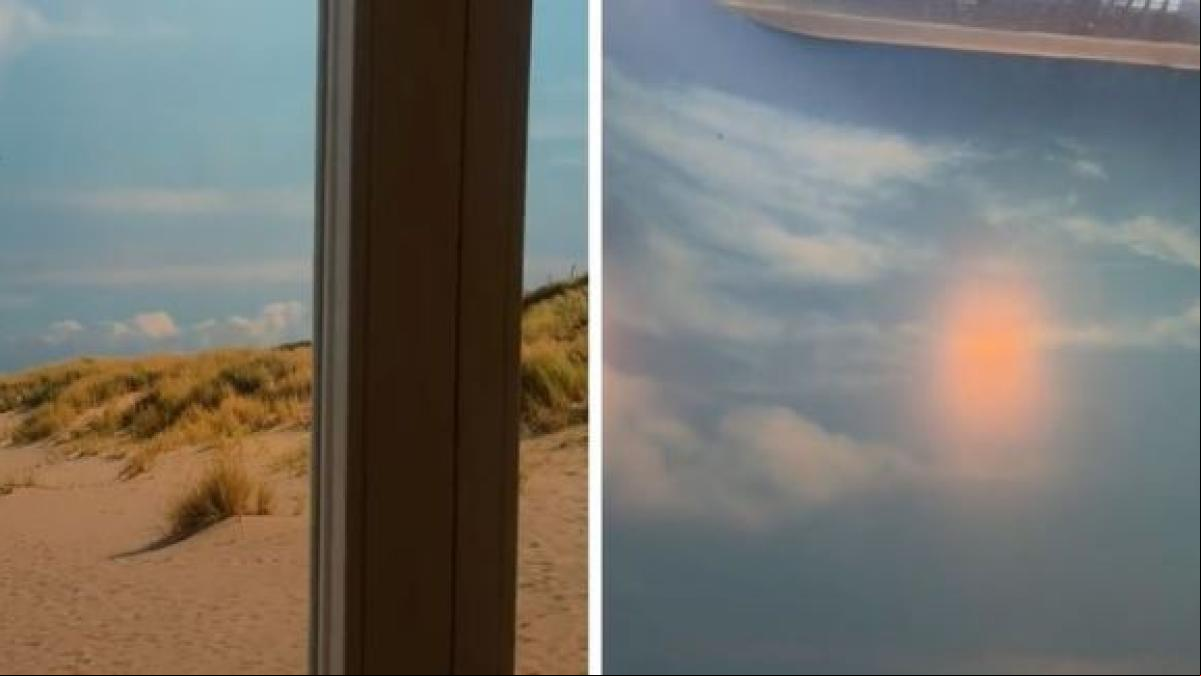 Alquiló un apartamento “con vista al mar” y se sorprendió tras haber revisado la ventana