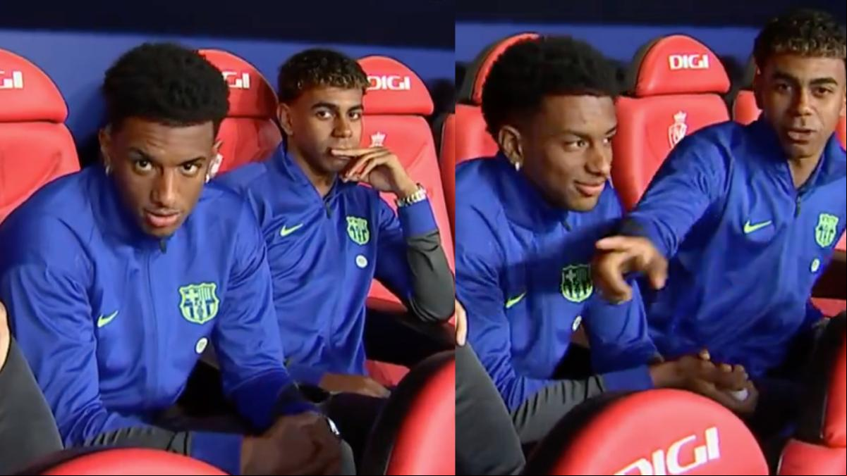 El guiño del banquillo del Barça a La Revuelta y la divertida respuesta de Lamine Yamal: “Luego me sacáis en TikTok”