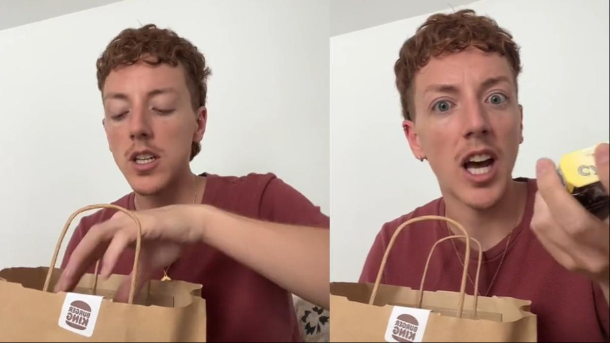 Pide Burger King a domicilio y alucina con lo que le llega en la bolsa junto a la hamburguesa: “Cómo cambian las cosas”
