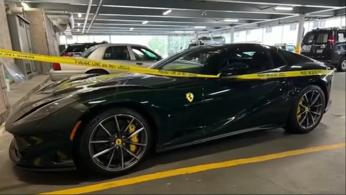 Recuperan un Ferrari robado gracias a los AirPods que se encontraban en su interior