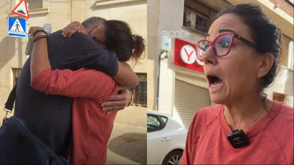 El emotivo reencuentro de una enfermera que estaba en Xiva durante la DANA y su marido médico en Utiel: “Te quiero” El emotivo reencuentro de una enfermera que estaba en Xiva durante la DANA y su marido médico en Utiel: “Te quiero”