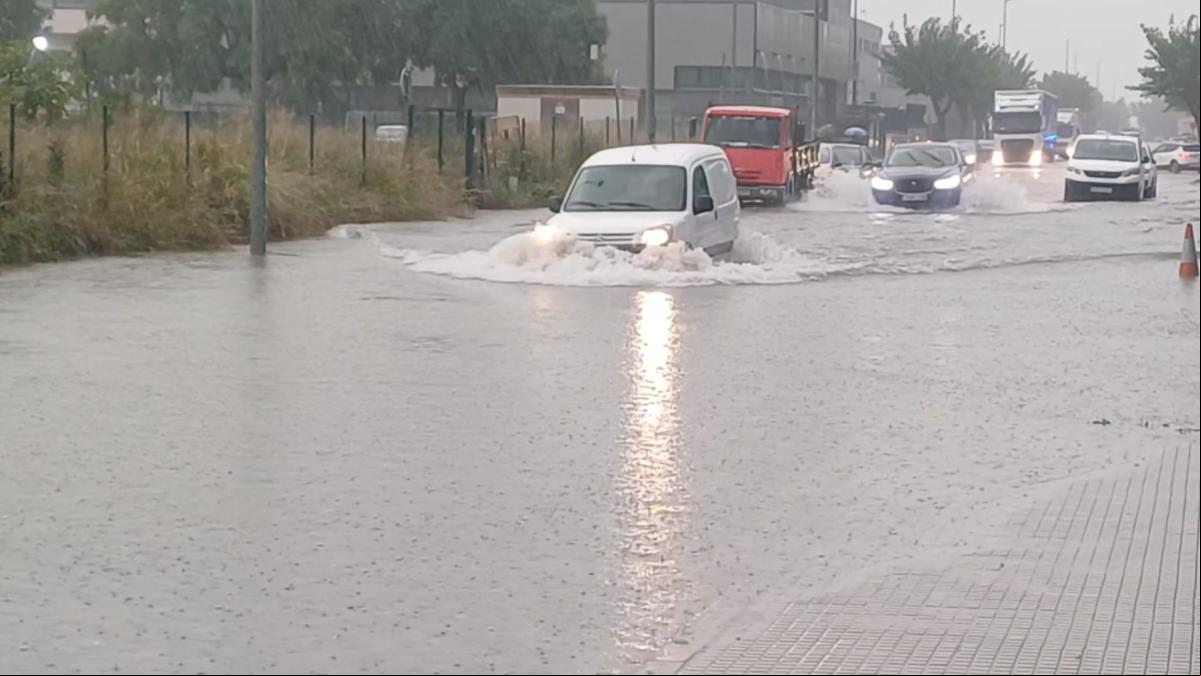 Imágenes de la lluvia torrencial en Catalunya