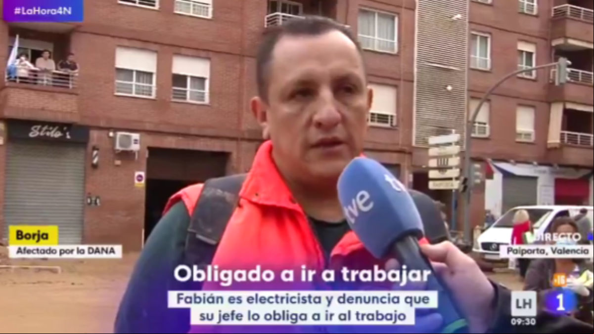 Un vecino de Alfafar, obligado a ir a trabajar tras haberlo perdido todo: Son dos horas y media a pie