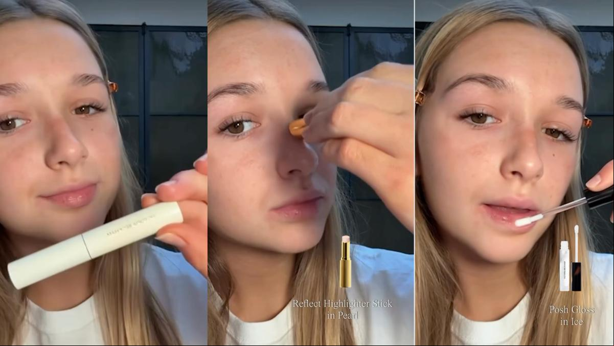 Con cuatro productos: el paso a paso del “look Victoria Beckham” que ha desvelado su hija de 13 años