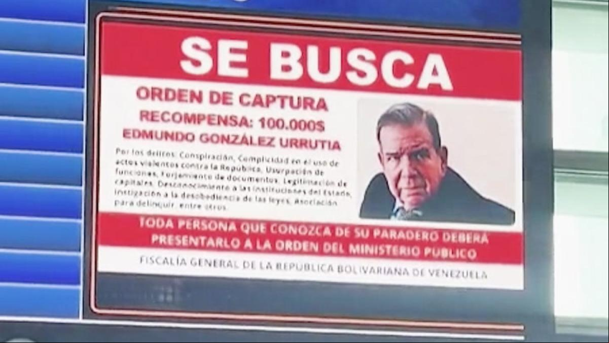 Venezuela pone en busca y captura a Edmundo González