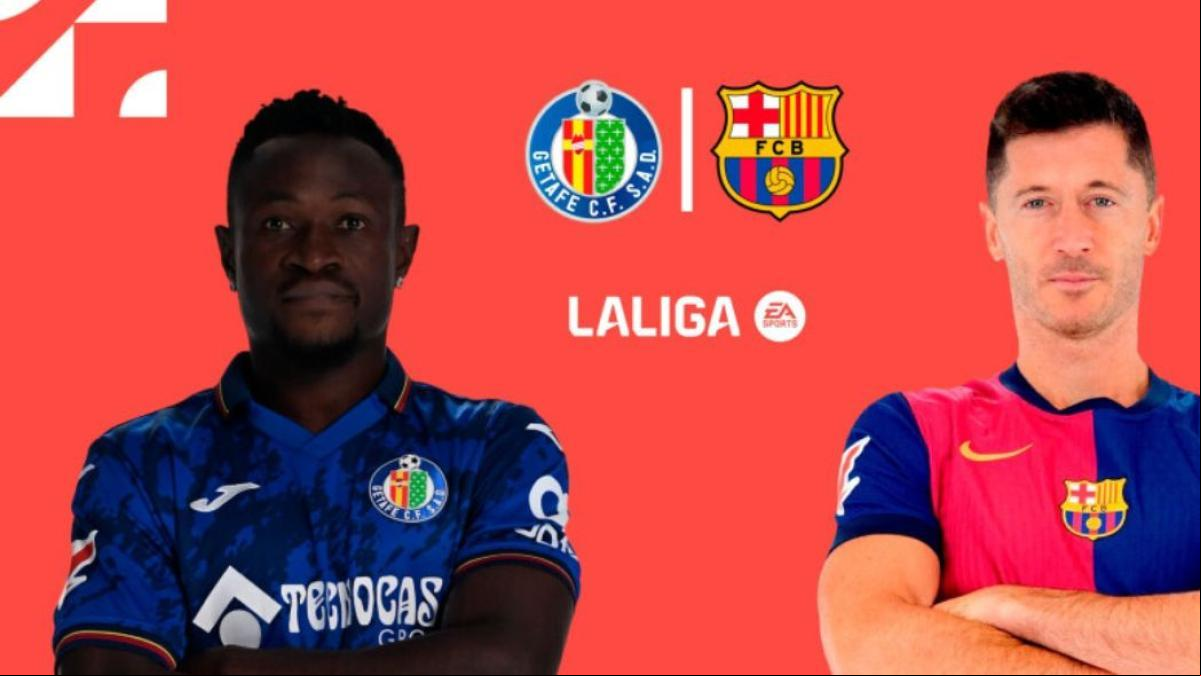 Getafe - FC Barcelona: dónde verlo y horario del partido de la jornada 20 de LaLiga EA Sports