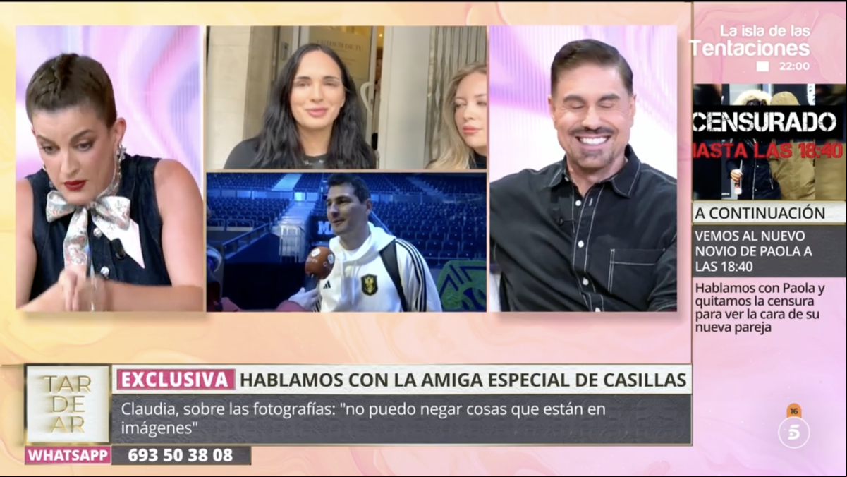 Claudia Bavel reacciona a la publicación de sus imágenes con Iker Casillas en Barcelona: “No puedo negar cosas que están en imágenes”