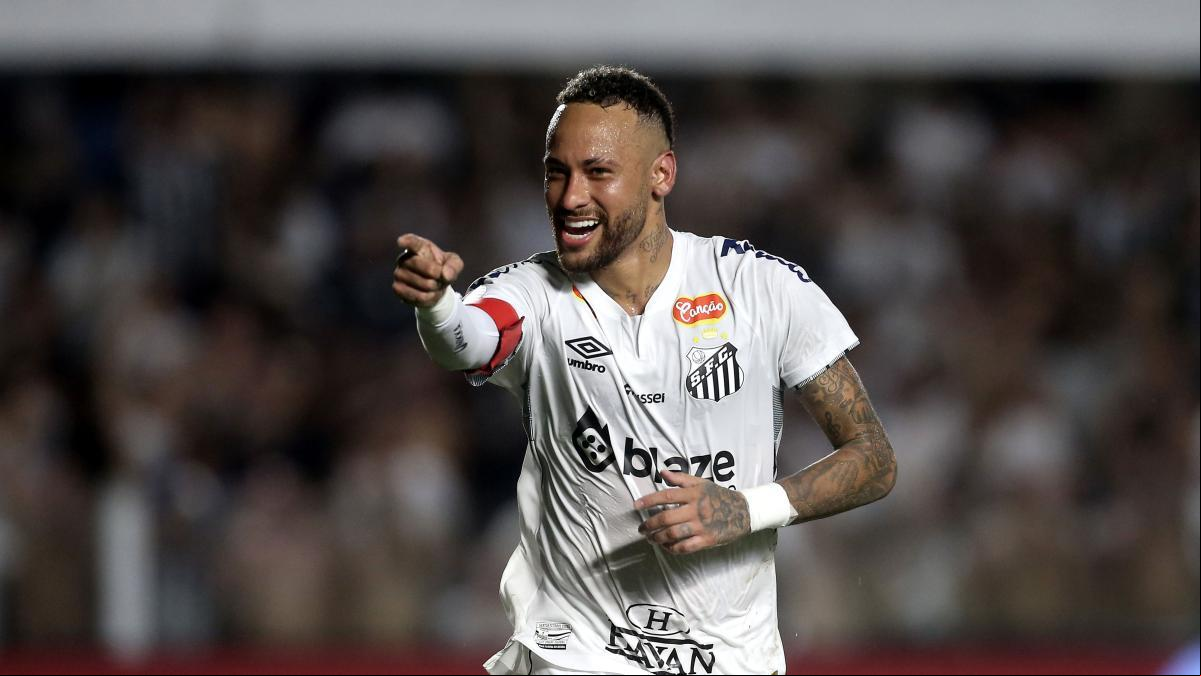 Neymar anota su primer gol desde su regreso con el Santos